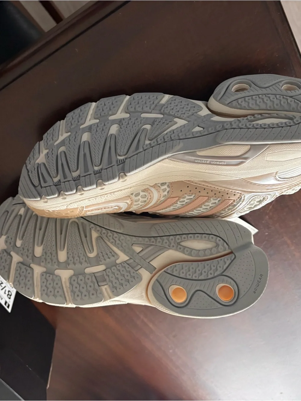 adidas Women's Running Shoes in White and Beige